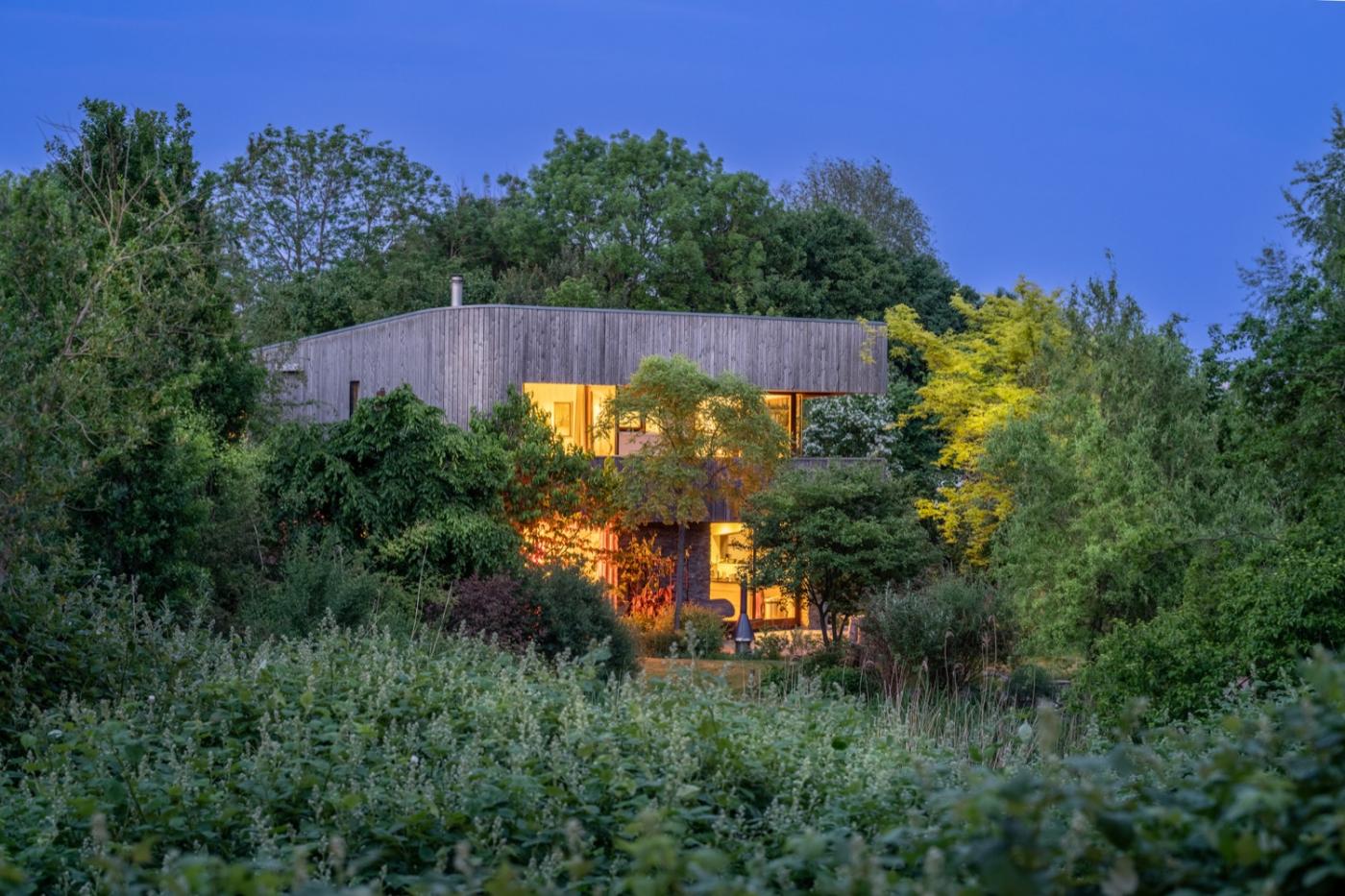 villa in het bos