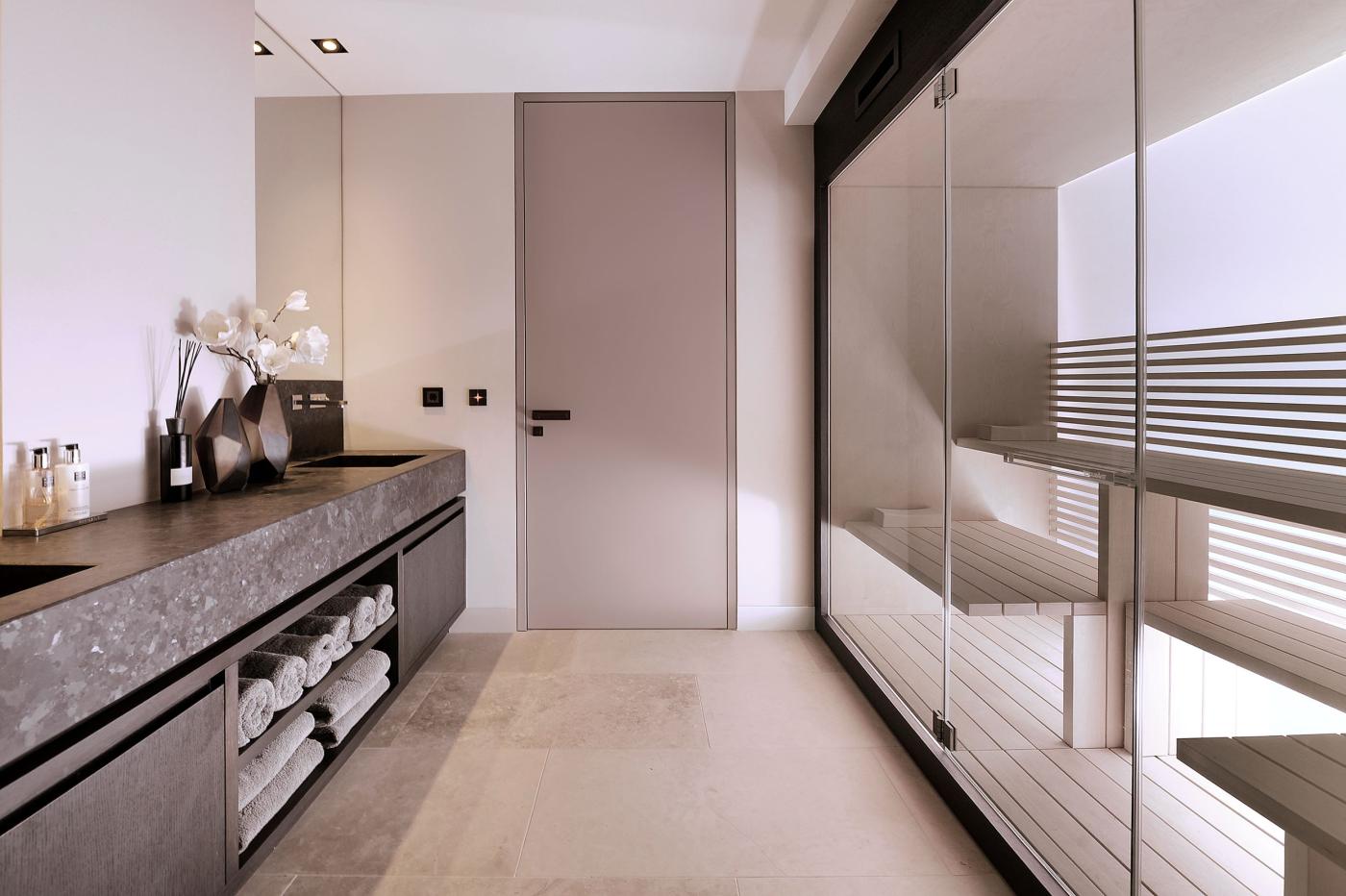 luxe deur badkamer