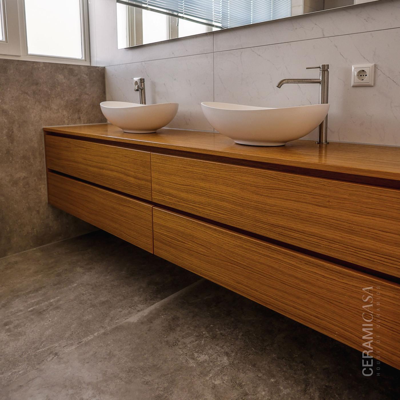 keramische tegels luxe badkamer