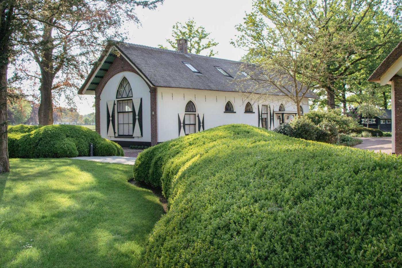 luxe landelijke tuin