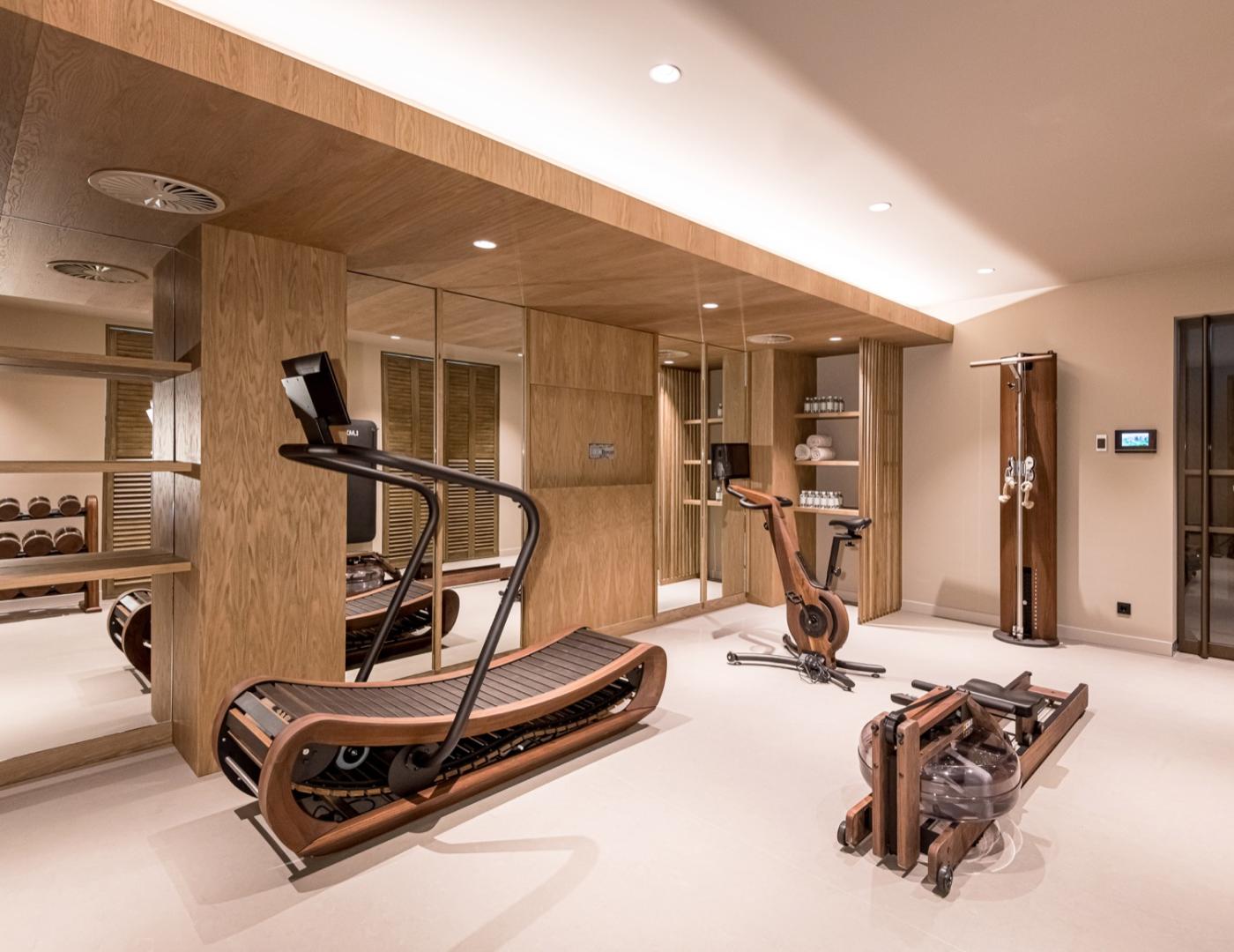 luxe fitness ruimte