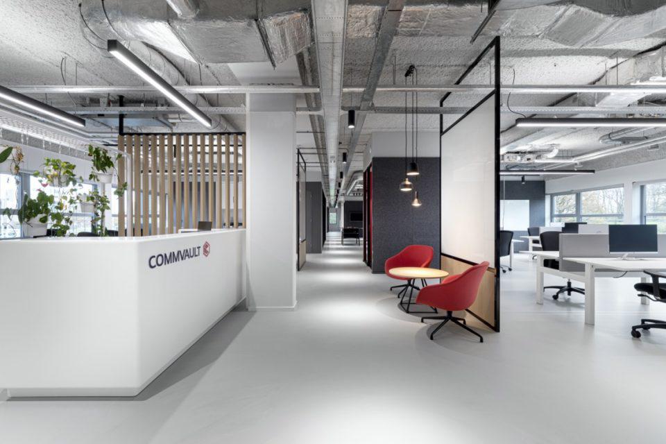 Interieur werkomgeving Commvault