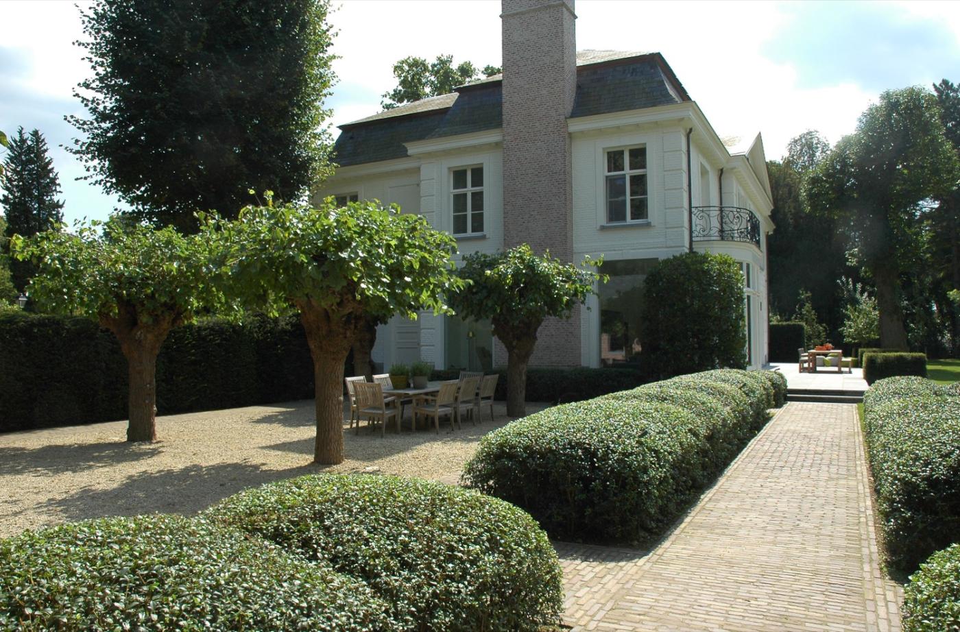 buxus bollen bij villa