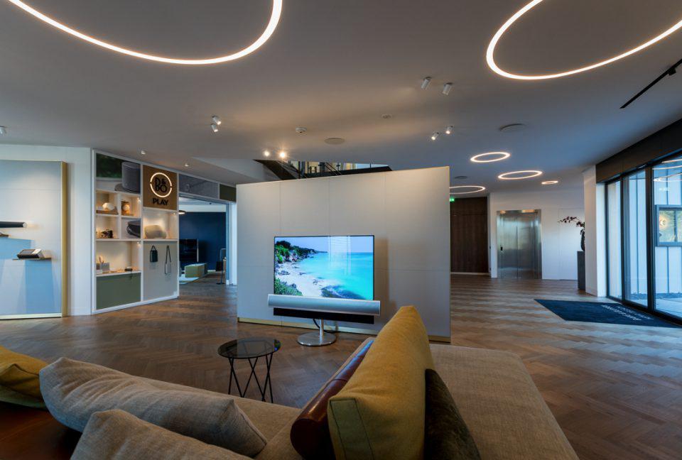 interieur luxe showroom