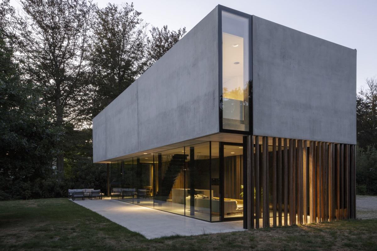 luxe villa met beton