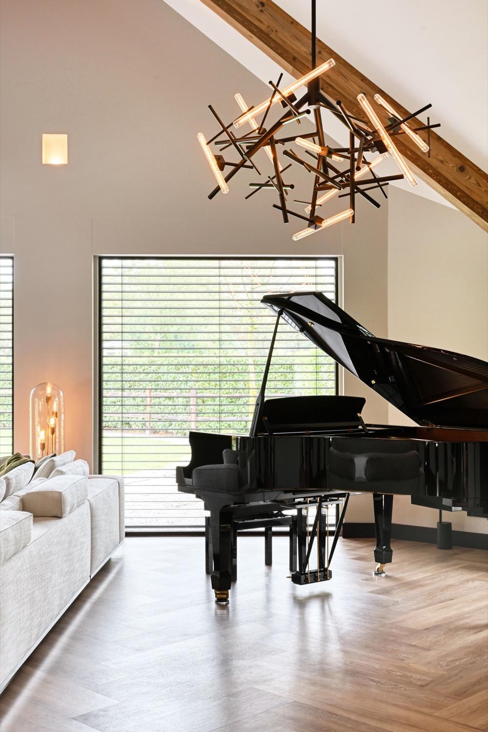 Interieur met piano