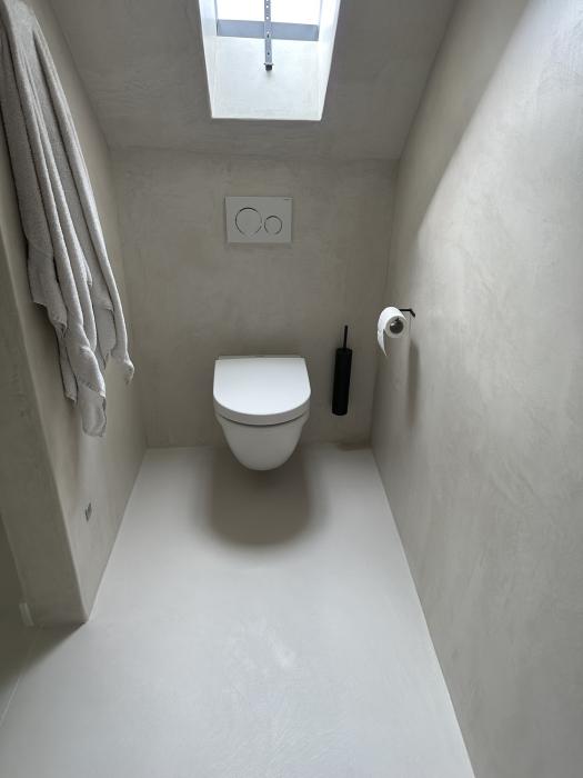 toilet met microtopping