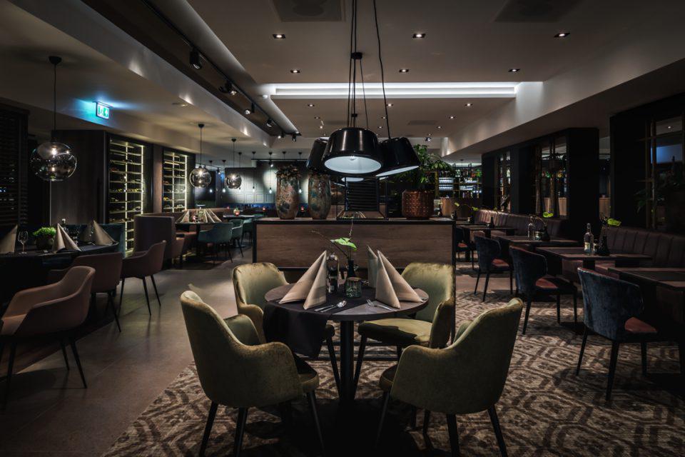 restaurant met design meubels