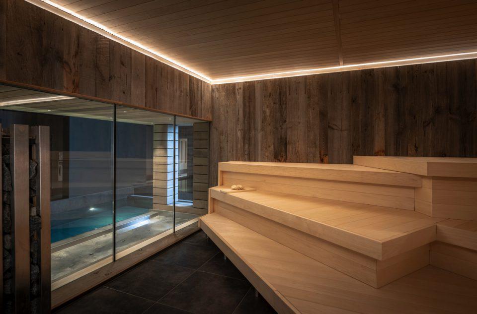 interieur sauna