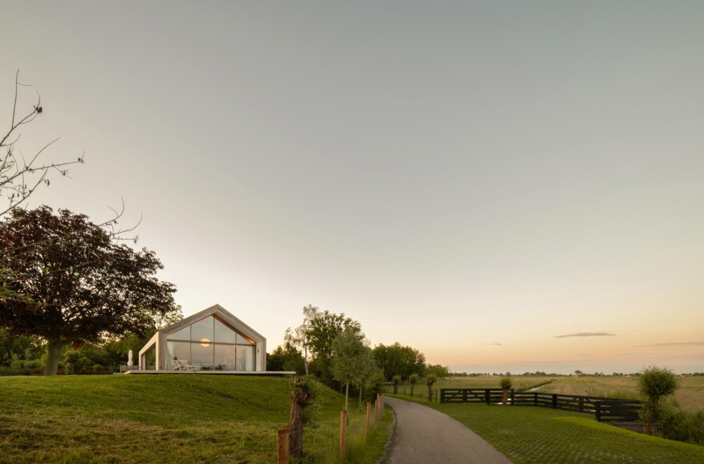 villa in landschap