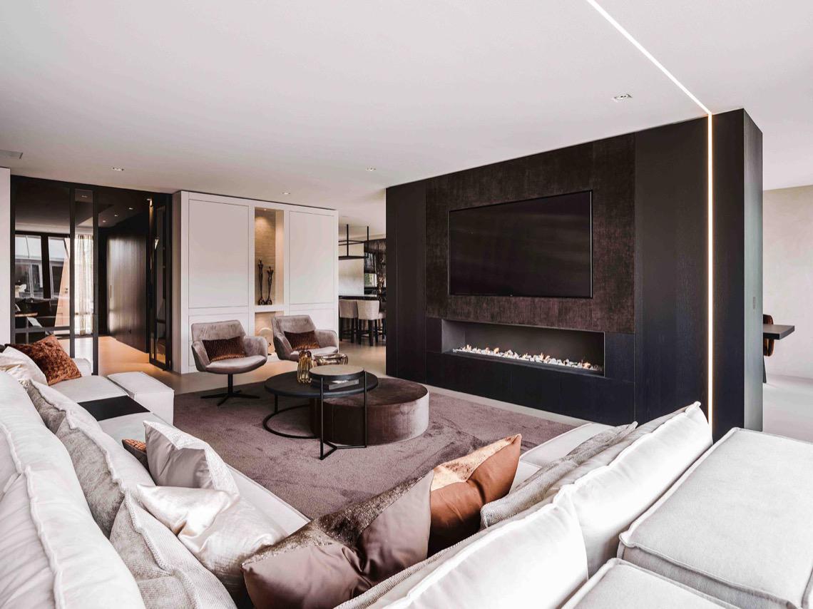 luxe woonkamer interieur