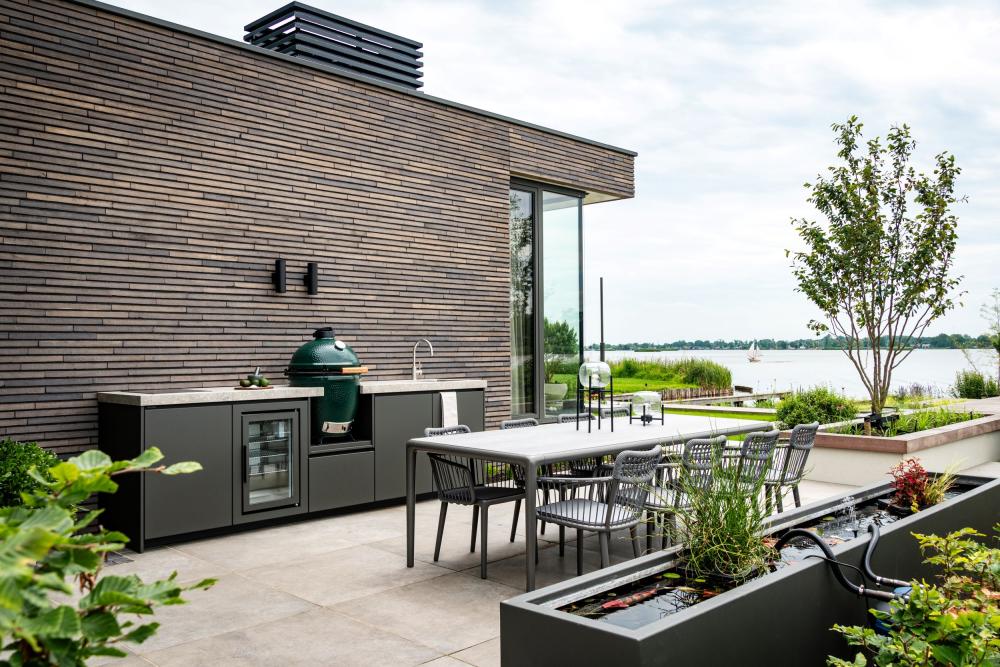 Elegante buitenkeuken in Reeuwijk