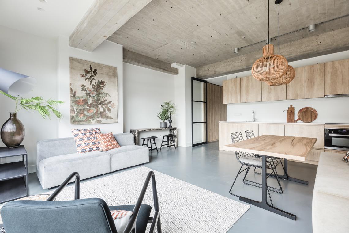 strak moderne woonkamer