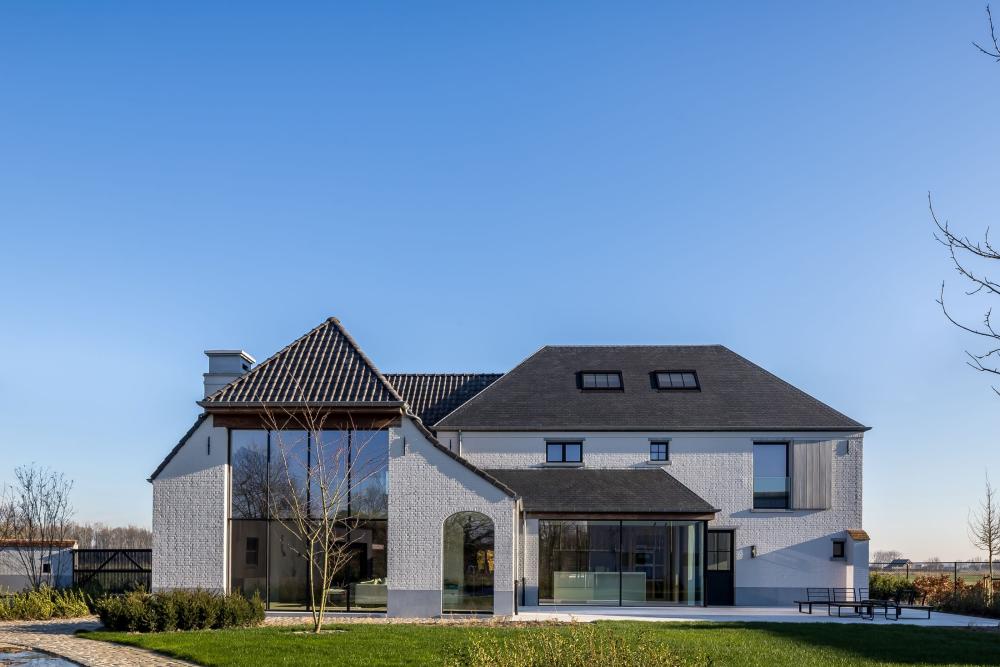 Moderne villa Moerbeke