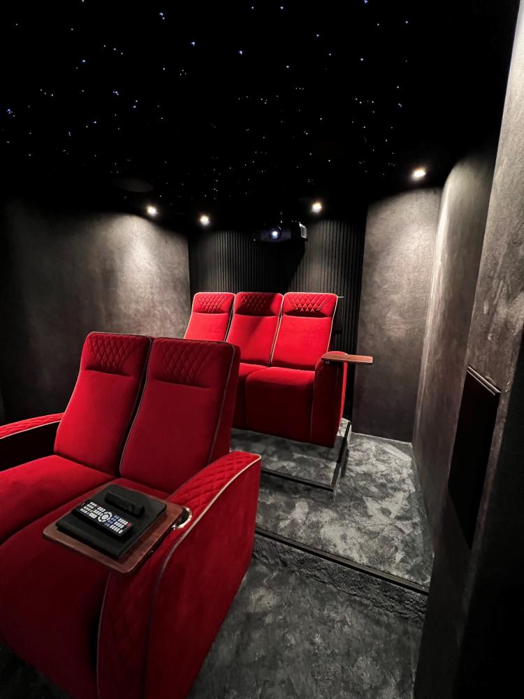 luxe stoelen in home cinema