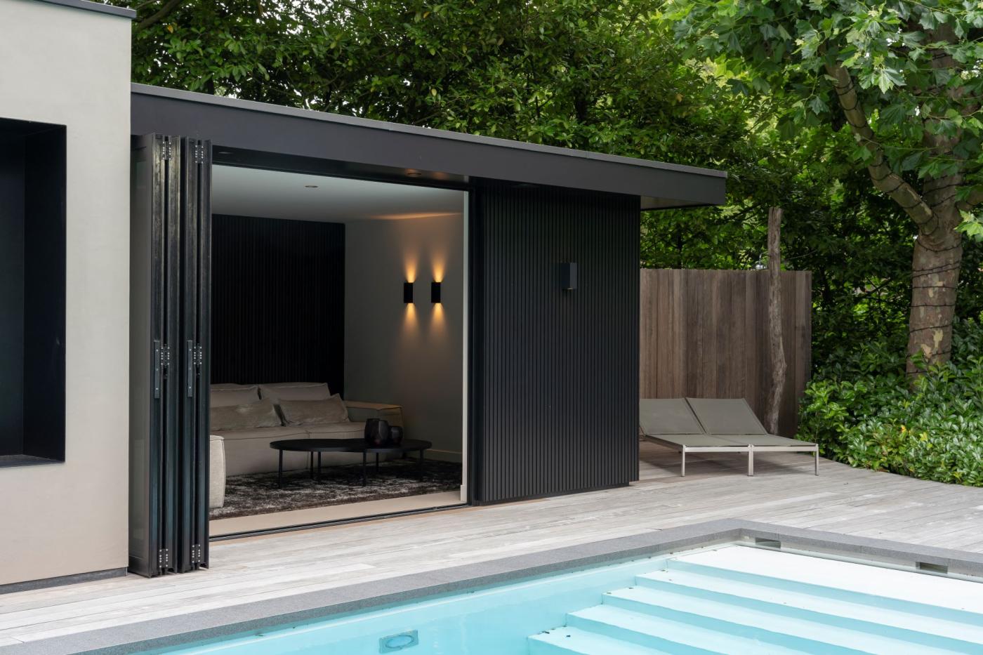 luxe poolhouse ontwerp