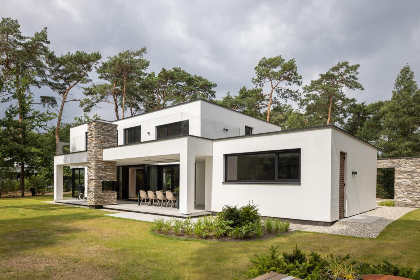 witte moderne villa
