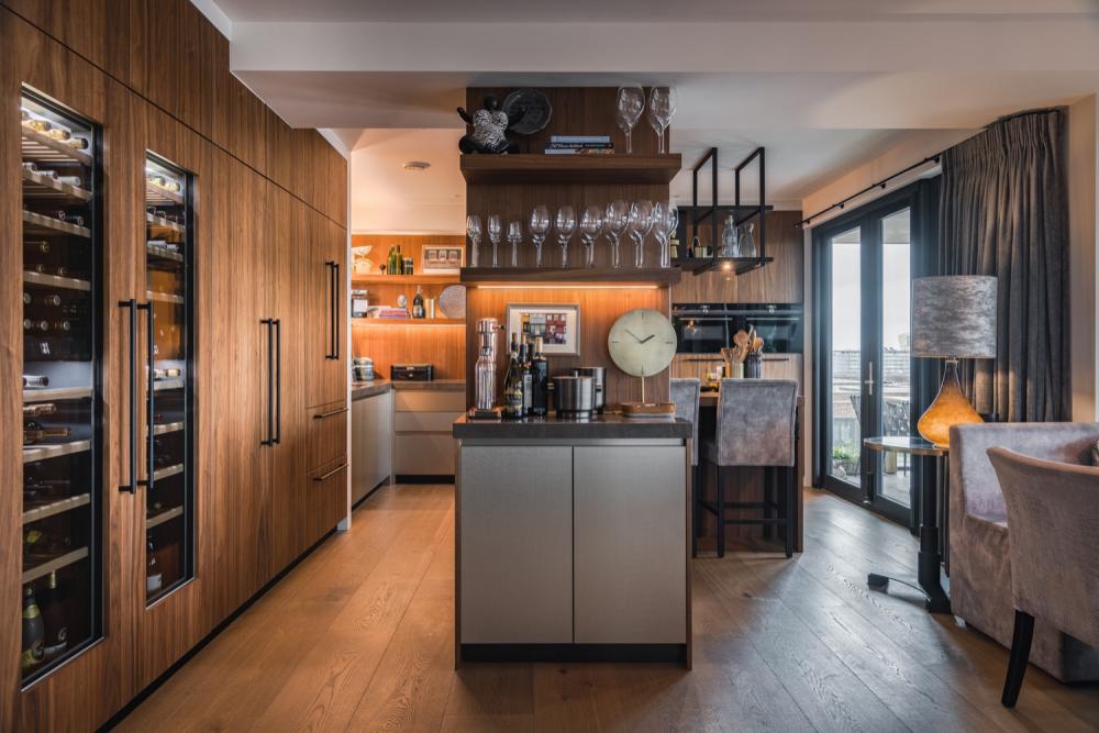 Maatwerk keuken en interieur penthouse in Amstelveen