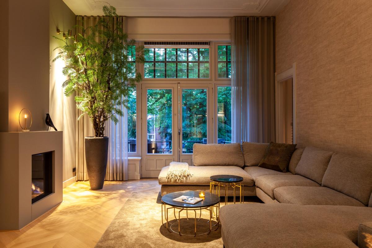 Luxe woonkamer interieur