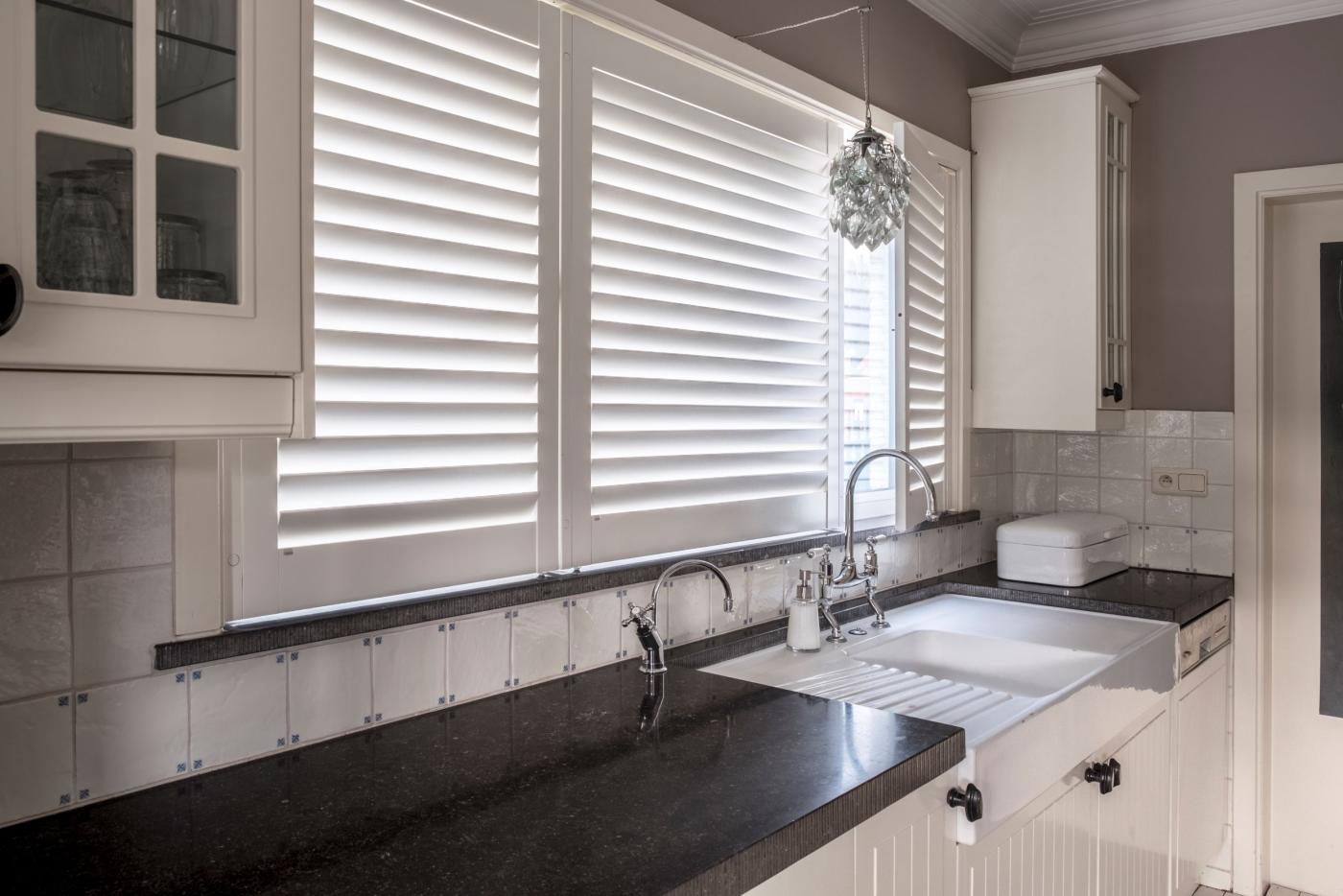 witte shutters keuken