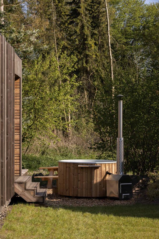 houten hottub