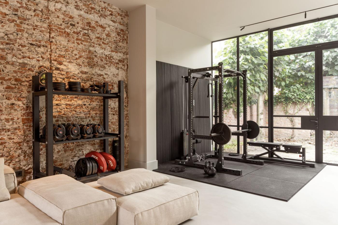 fitnessapparatuur woonkamer