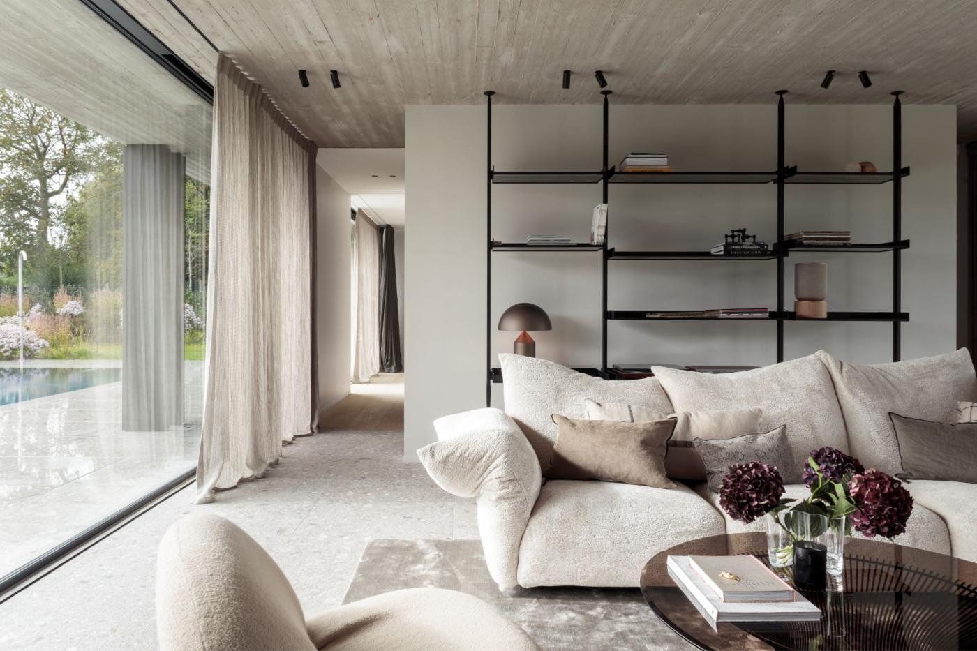 luxe woonkamer interieur