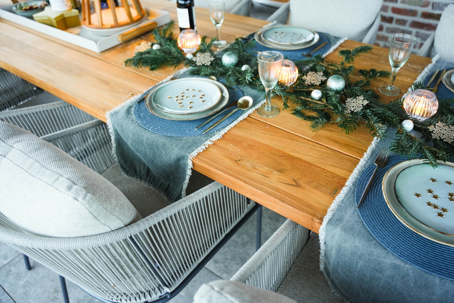 luxe kersttafel