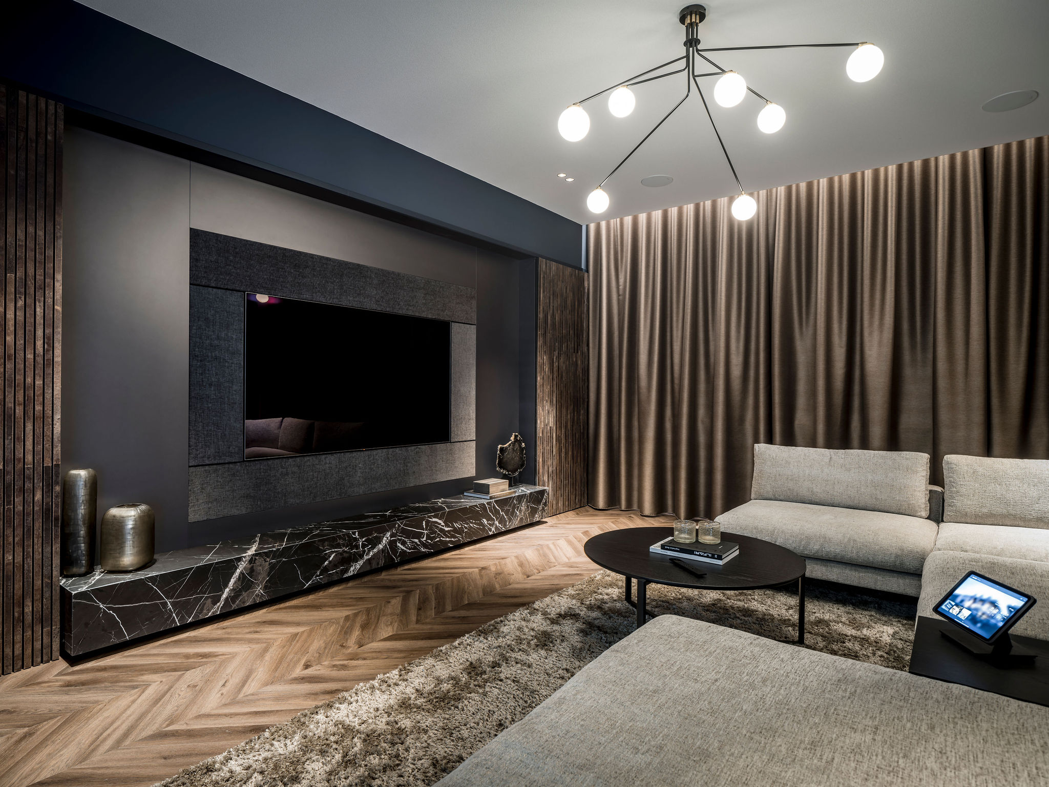 luxe home cinema interieur